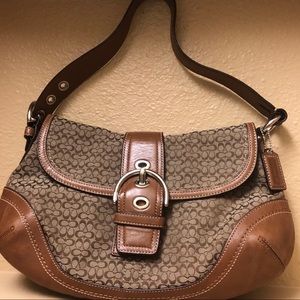 Coach Soho bag A0885-F10926 Medium Tan & Brown